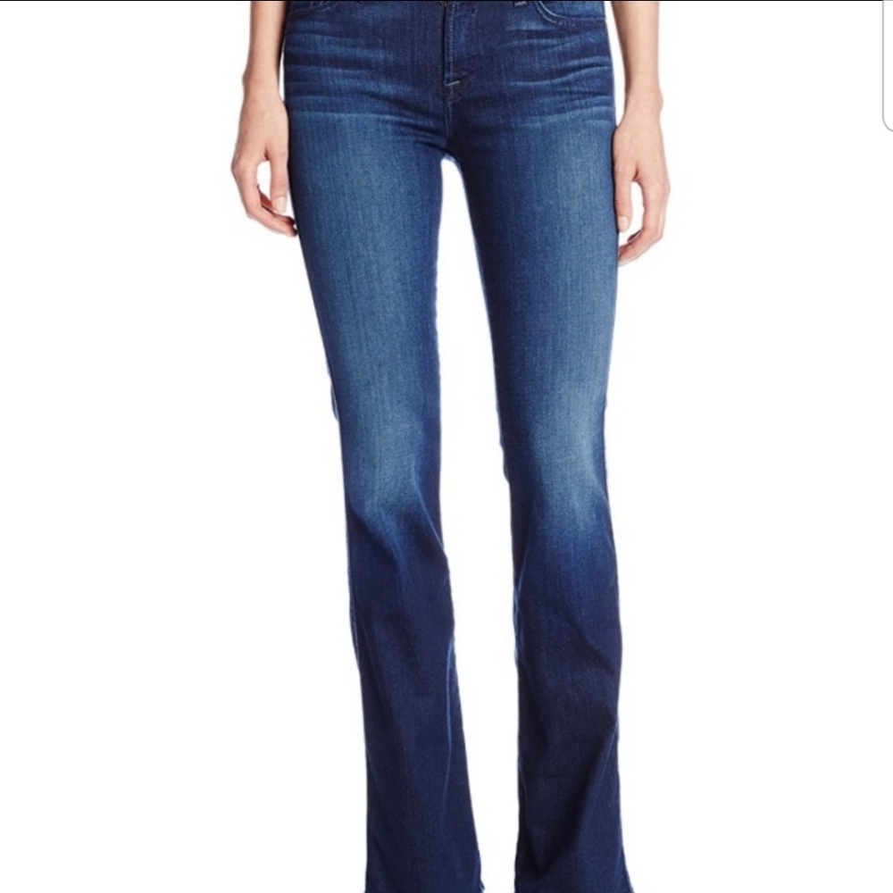 7 For All Mankind Kimmie Midrise Bootcut Jeans 25